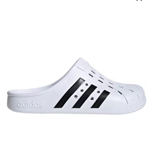 🆕 adidas Adilette Adult Women's 8 Men’s 7 Pull on Clogs Shoes Sandals - Picture 2 of 14